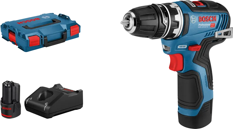 Bosch GSR 12V-35 FC akku-boremaskinesæt.